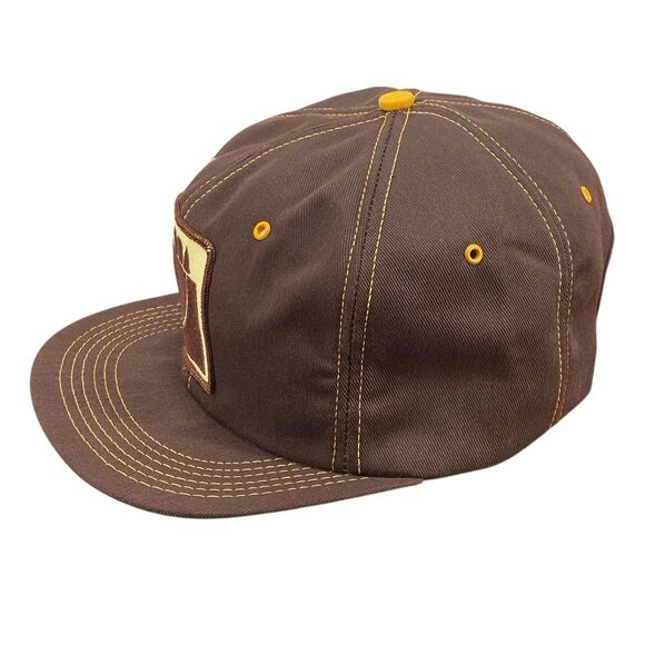 Vintage K-Brand RBA Renewal by Andersen Snapback Trucker Hat Patch Brown (H8) - Picture 4 of 10